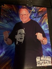Jim Cornette Signed 8x10 Wwe Wwf Aew Tna