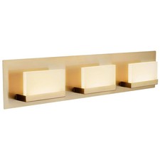 Everett 24" LED Bathroom Vanity Light 30W Cool Brass Oil Rubbed Bronze ETL