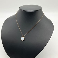 Collana Pasquale Bruni Petit Joli Agata Bianca Diamante K18 Fiore Oro Rosa