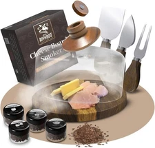 Cheese Board Smoker Set Indoor Cold Smoking Cheese Salmon Meats Home Kitchen