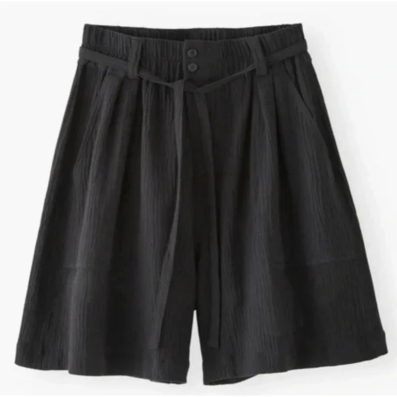 Wrap London Black Cotton Linen Easy Shorts ZG43 Size 10
Opens in a new window or tab