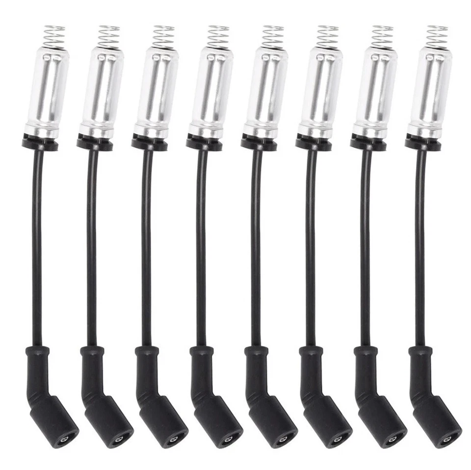Juego de cables de bujías GM-OEM con protector térmico (8) para bobinas redondas estampadas 19005218 Foto 2 de 2