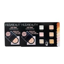 2x Huda Beauty Easy Bake Loose Baking  Setting Powder 6-Shade Sample Card New