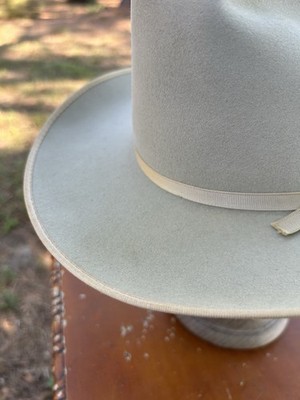 1950s Stetson 3x Beaver Open Road 6 3/4 Fedora Hat Cowboy Western
