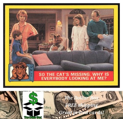 1987 Topps ALF #38 So The Cat's Missing. Why Is Everybody Looking At Me?