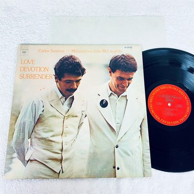 Carlos Santana / Mahavishnu McLaughlin ''Love Devotion Surrender'' 1973 LP, VG++!