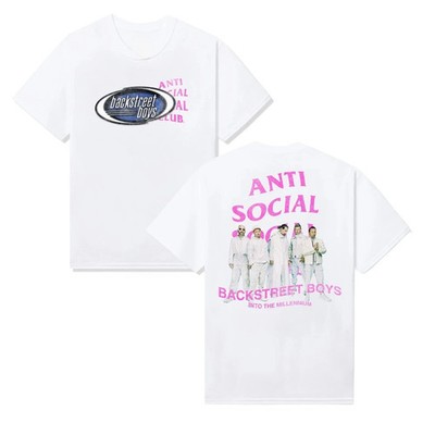 Backstreet Boys Merch At Sphere Into Millennium x Anti Social T-shirt