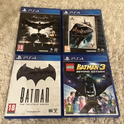 Batman PS4 Konvolut Return to Arkham City Asylum Knight Lego 3 Telltale 5 Spiele