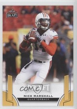 2015 Leaf Draft Gold Nick Marshall #65 0c6