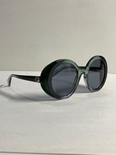 Gucci Women's Sunglasses GG367S Green/Lavender w/Bee on each leg OCEAN RECOVERY