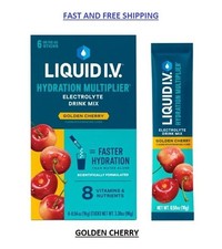 Liquid I.V.  Golden Cherry Hydration Multiplier  Powdered Electrolyte Drink Mix,