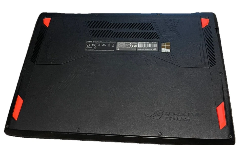 Ноутбук игровой ASUS ROG Strix GL502VM 17 дюймов - i7/GTX 1060 на запчасти с зарядным устройством - Изображение 4 из 4