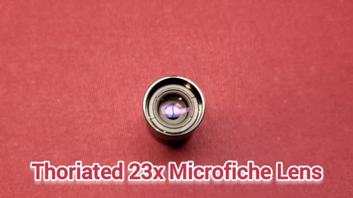 Thorium Th-232 Thoriated Lens - Geiger Counter, Alpha, Beta, Gamma Spectroscopy - Video 1 of 1