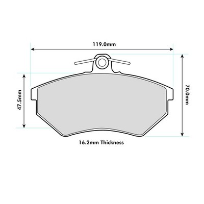 Ferodo DS2500 Front Brake Pads Fits Various VAG Models - (FCP774H)