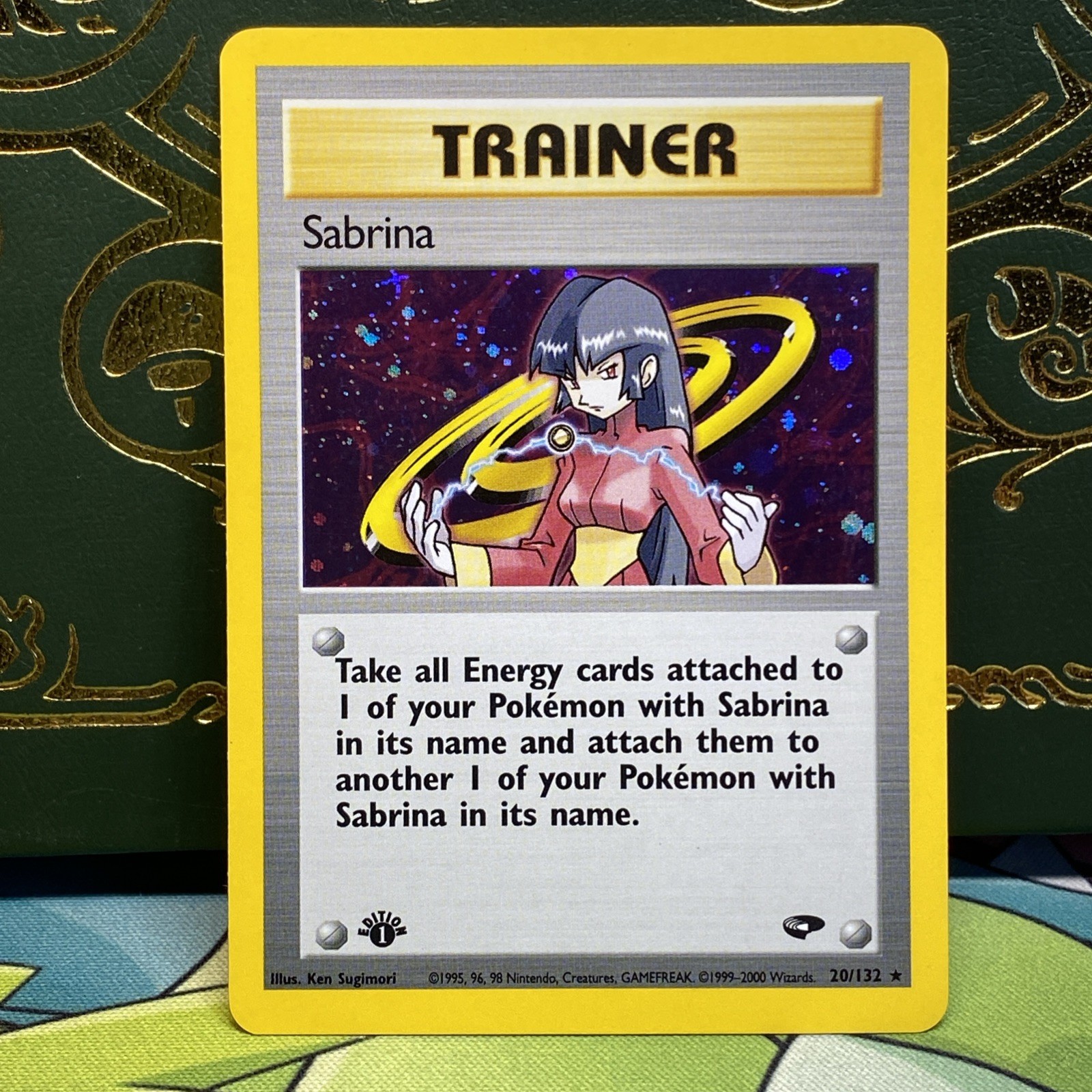 Pokemon 2001 1st Edition Gym Challenge Holo Sabrina 20/132 NM