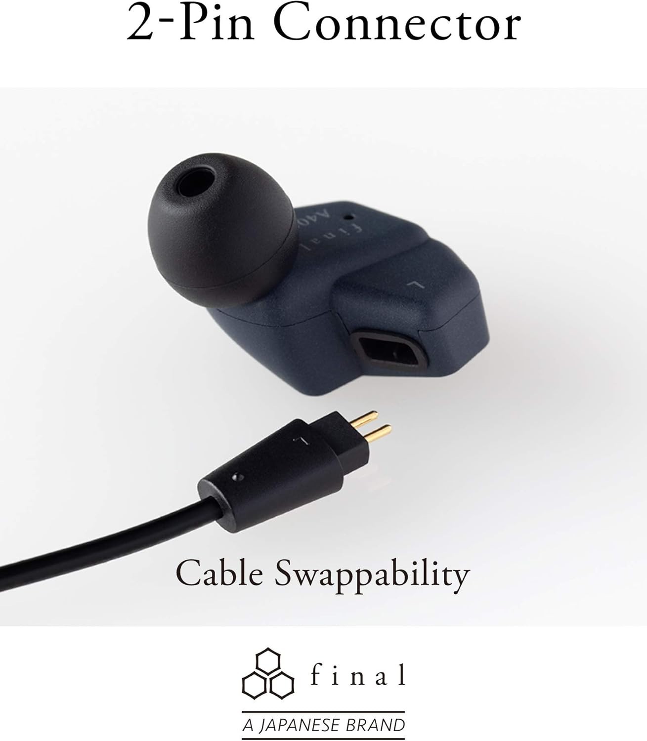 final A4000 In-Ear Monitor IEM f-Core DU High-Resolution 2-Pin Detachable
