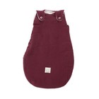 Träumeland Außenschlafsack LIEBMICH Baumwollmusselin beerenrot Größe 62/68 TOP