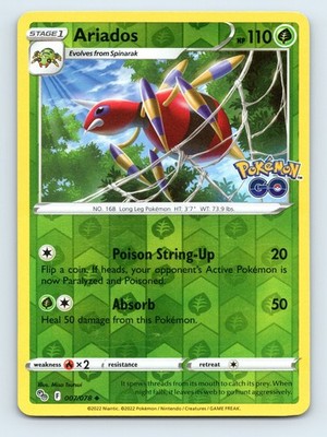 Pokemon Pokemon GO Ariados Reverse Holo 007/078