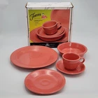 Fiesta Flamingo (Pink) 5 Piece Place Setting Dinnerware Set NIB Open Box (B6)