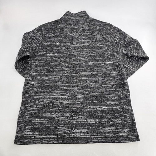 Kansas City Chiefs Team Apparel NFL Pullover Mens 1/4 Zip LARGE L Charcoal NEW - Picture 6 of 10
