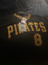Mitchell & Ness Black  Pittsburgh Pirates Willie Stargell BP Pullover Jersey 3x