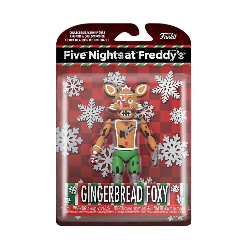 Five Nights at Freddys Gingerbread Foxy Figure Holiday FNAF