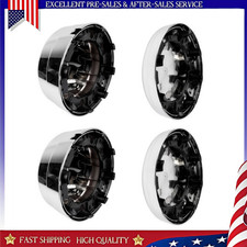 Center Hub Cap Set For Dodge Ram 3500 03-17 1-ton Truck Dually 2 Fronts 2 Rears