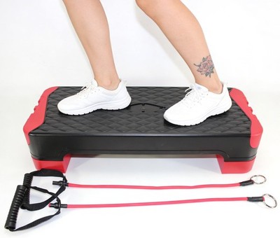 Steppbrett Stepper Board Fitness Step Brett verstellbar Höhe 2 Expander BALANCE