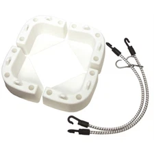 Boater Sports 54085 Cooler Secure Chock Corner White Nylon Mounting Hardware MD