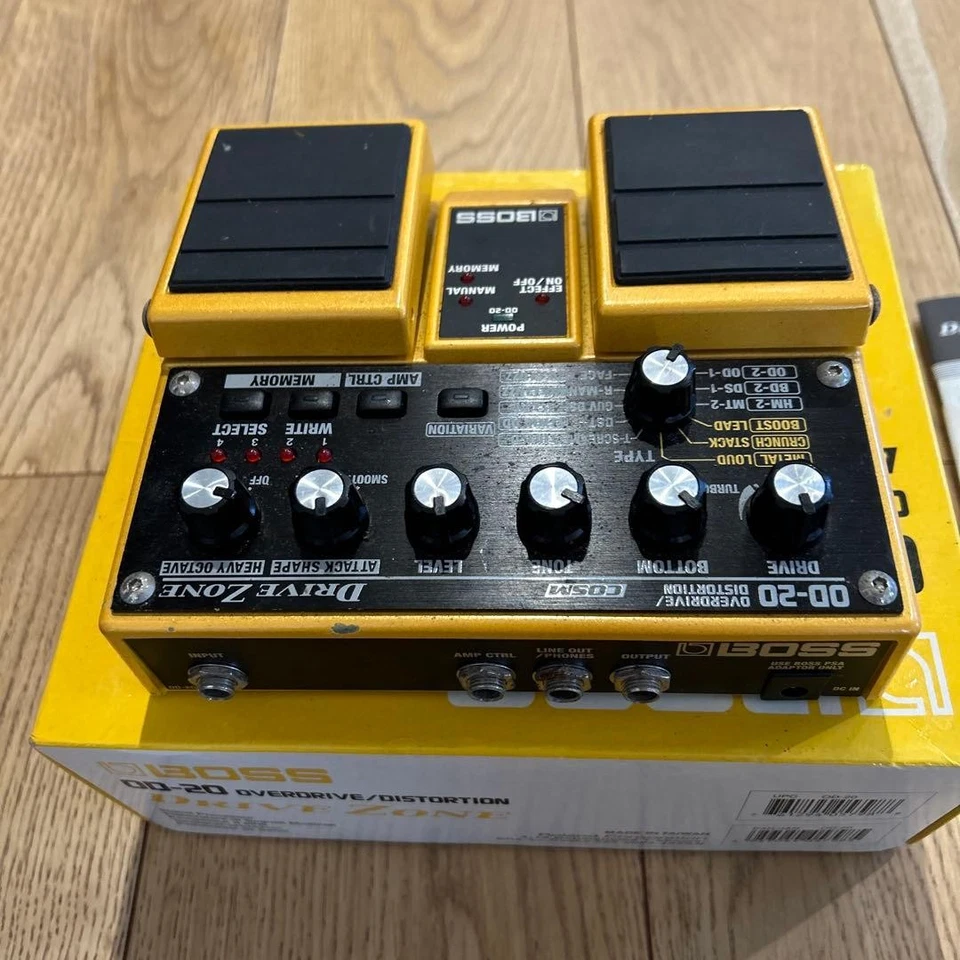 BOSS OD-20 Overdrive Guitar Effects Pedal Used Power Tested - Image 4 of 4