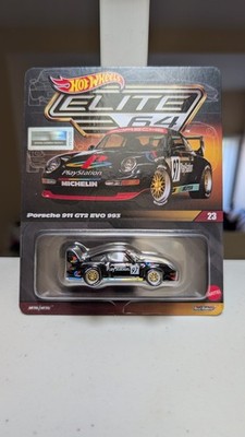 Hot Wheels Elite 64 Porsche 911 GT2 EVO 993 PlayStation Motorsprt Sealed In Hand