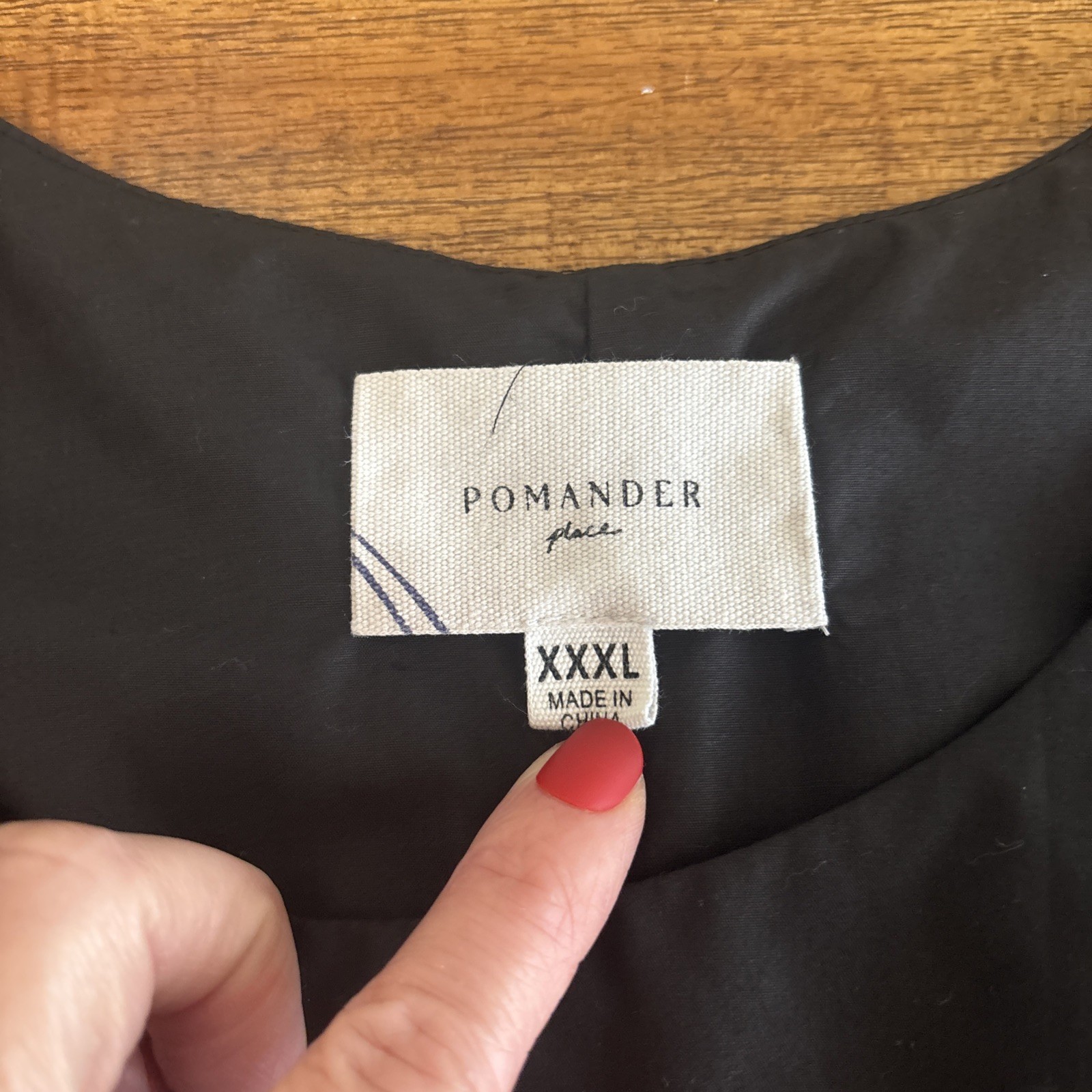 Tuckernuck Pomander Place Black Elevated Blouse 3… - image 7