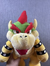 Build-A-Bear Bowser Super Mario Stuffed King Koopa Plush Nintendo No Sound 2018