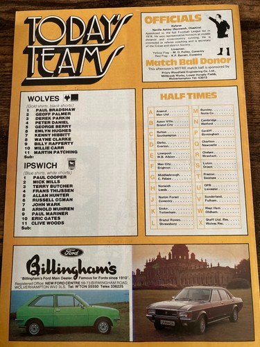 Wolves HOME & AWAY 1979/80 LeagueCup 1st Division some PRESS CUTTINGS FREE POST - Picture 3 of 105