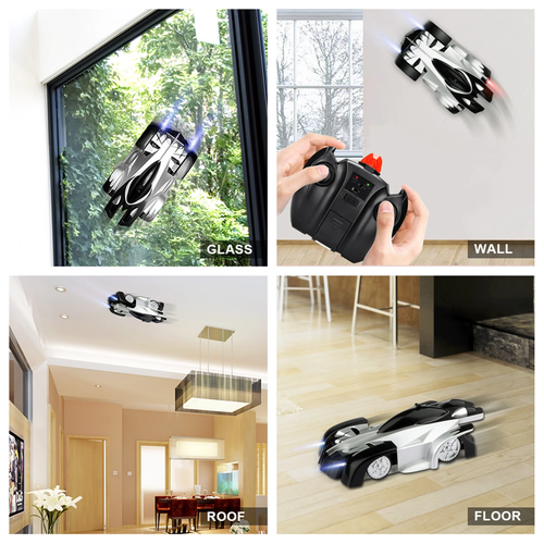 Wall Climbing Wireless Remote Control Car Toy, 360 Degree Rotation Stunt RC Cars - Picture 6 of 12