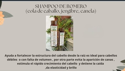 Champú y tratamiento de biotina de romero para cabello más fuerte - Picture 2 of 5