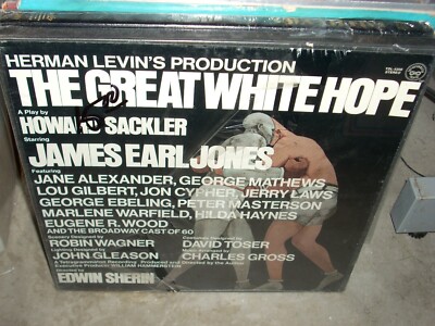 GREAT WHITE HOPE herman levin /  h sackler / j e jones ( stage ) box SEALED NEW