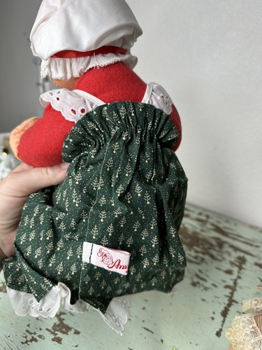 Bambola natalizia vintage look più grande Annalee Mrs Claus "leggi" così carina! - Foto 5 di 7