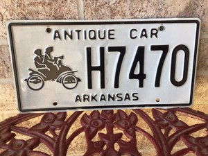 Arkansas Antique Car License Plate H7470 Ebay