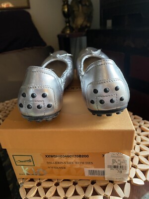 【関税&送料込み】Tod'S Dee Band Ballerina Shoe Tod's Ballerina Dee with Ties - Women's Sz 7 | eBay