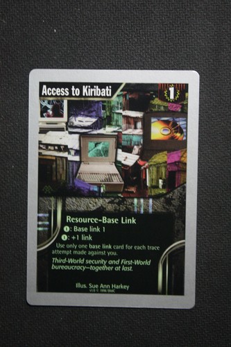 WotC NetRunner CCG/TCG *V1.0 & Proteus* Runner Singles - Picture 3 of 147