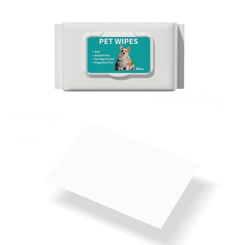 80Pack Pet Wet Cleaning Wipes All Purpose Hygiene Dog Puppy Cat Alcohol Free - Picture 8 of 19