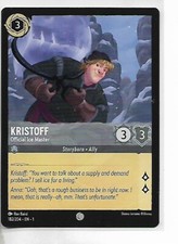 Disney Lorcana TCG Kristoff Official Ice Maker Common Card 182/204