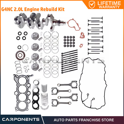 G4NC 2.0L Engine Rebuild Kit w/ Crankshaft & Rods For Hyundai Tucson Kia Soul US