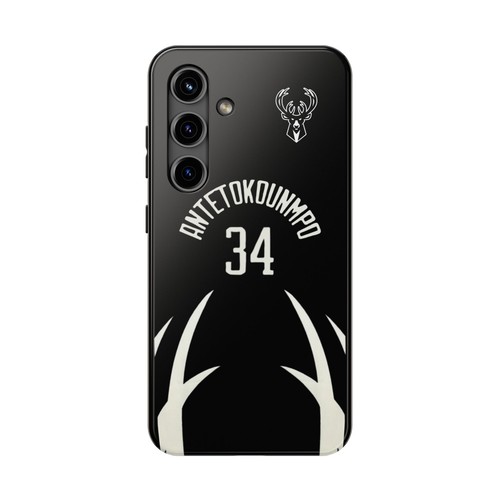 Giannis Antetokounmpo Milwaukee Bucks - Basketball iPhone und Samsung Hülle schwarz - Bild 40 von 43