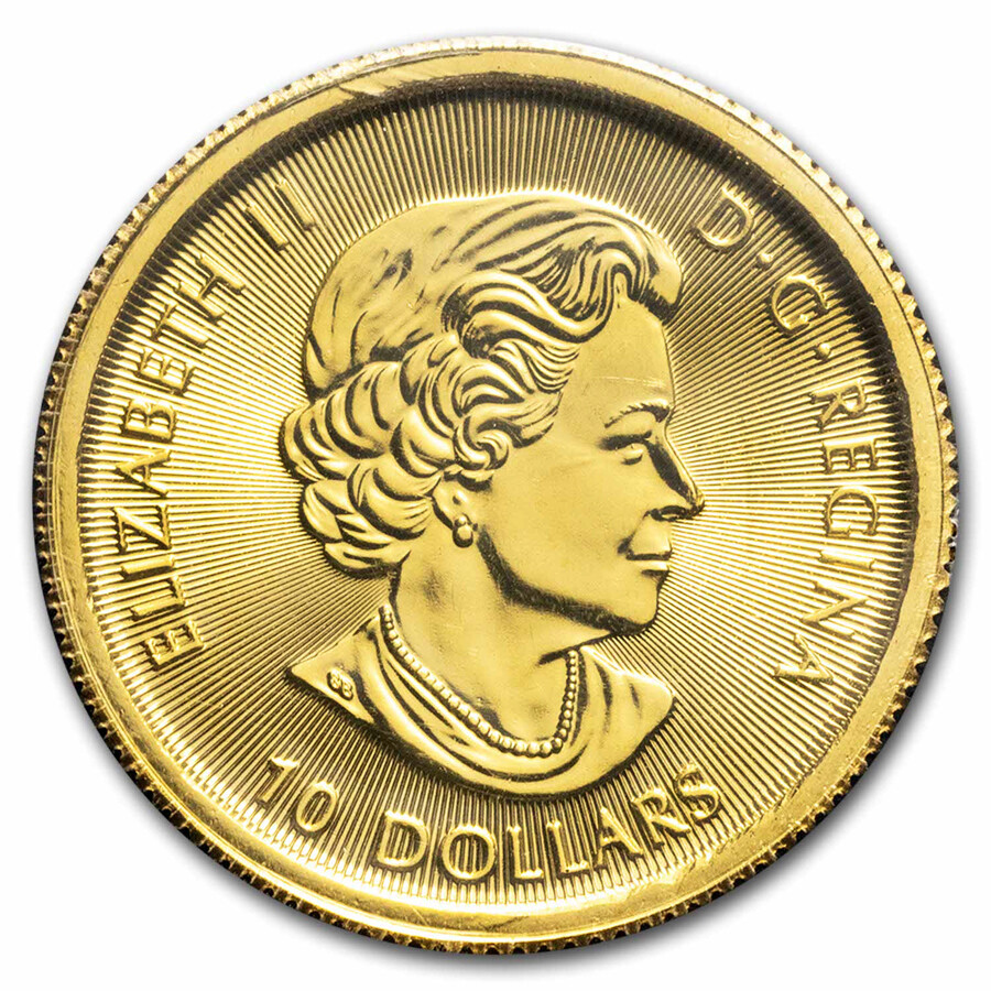 トイガン Cana Canada 1/4 oz Gold Twin Maples BU (Random Year) | eBay