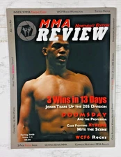"MMA REVIEW" REVGEAR MAGAZINE SPRING 2009 (ISSUE #1) NO SHEET JON JONES PRE-UFC!