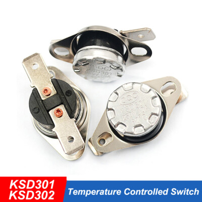 KSD301 KSD302 Thermoschalter 40-155  Temperaturschalter Öffner Schliesser 10/16A