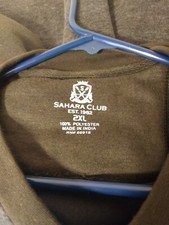 Sahara Club EST.1982 Pullover Gray NWT SZ2XL Nice please see photos