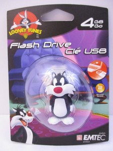 EMTEC-4-GB-USB-2-0-FLASH-DRIVE-LOONEY-TUNES-034-SYLVESTER-THE-CAT-034-NEW-UNOPEN